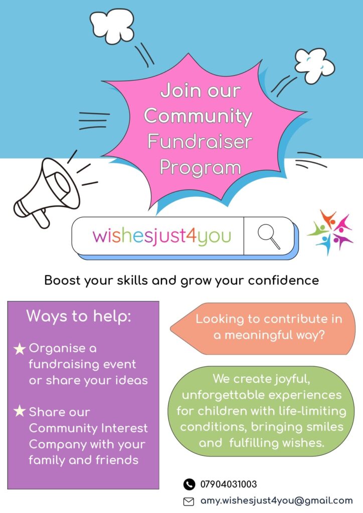 Community Fundraiser Recruitment Poster